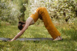 downward dog yoga pose