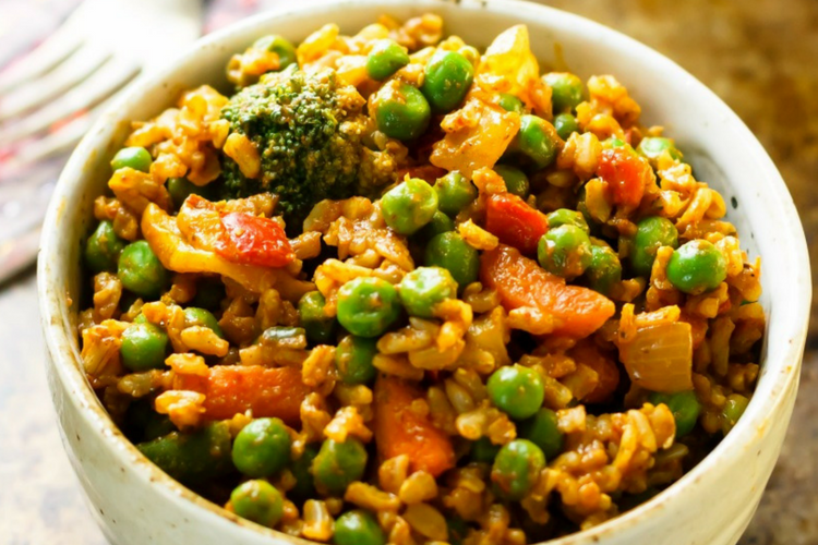 Brown Rice Veggie Bowl