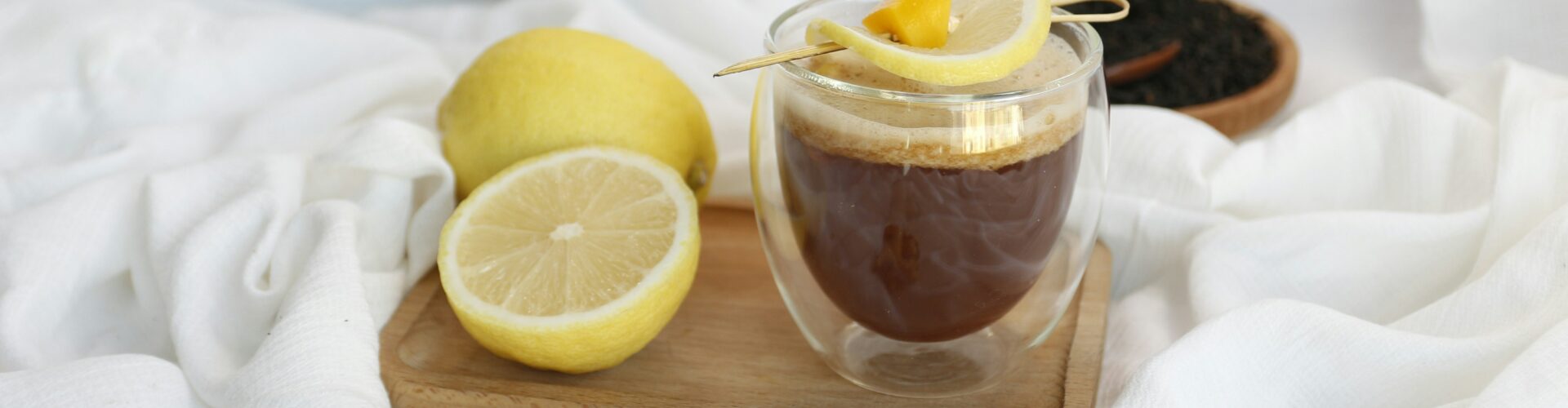 lemon and ginger tea