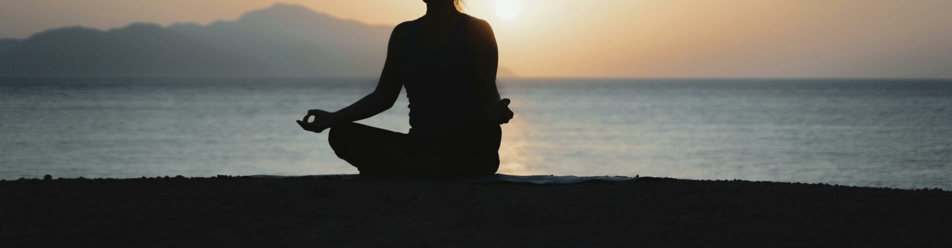 sunset meditation yoga