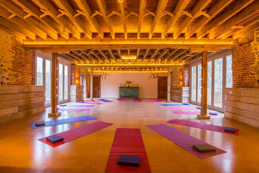 yoga studio with mats norfolk yoga retreat