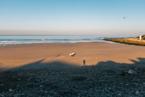 morocco beach meditation