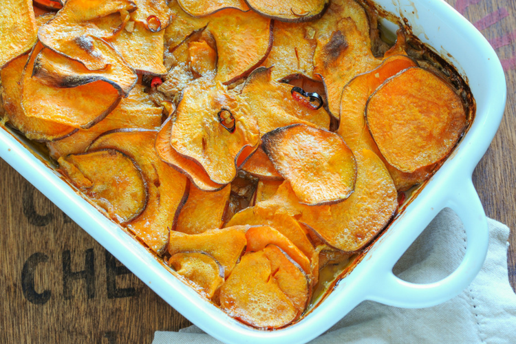 Adzuki Bean & Sweet Potato Bake