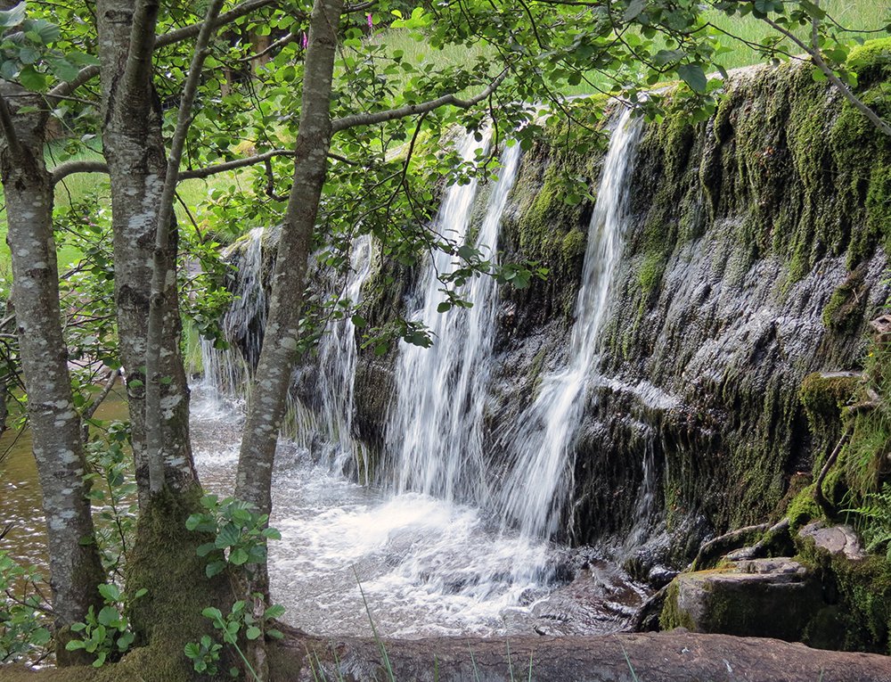 Talybont Waterfalls autumn hiking yoga retreat Brecon Beacons