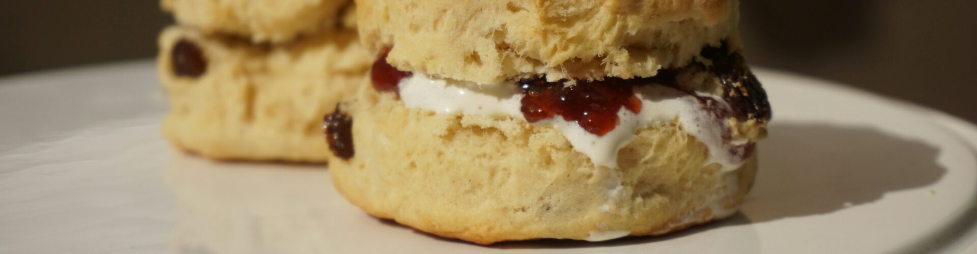 vegan cream tea scone