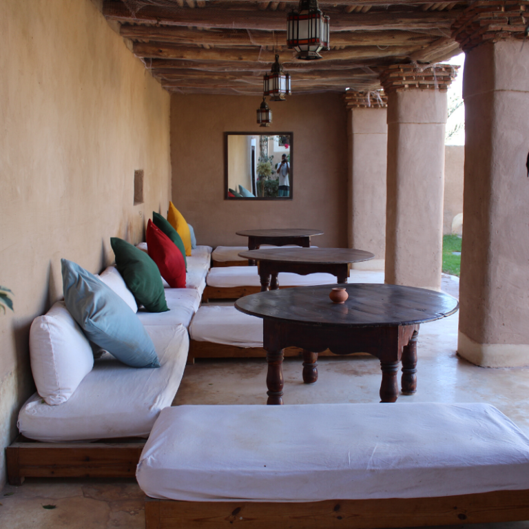 seating area yoga holiday Marrakech