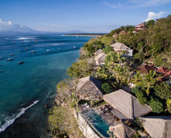 Our Villa over looking Bali