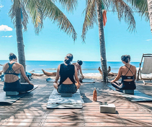 yoga retreat by the sea