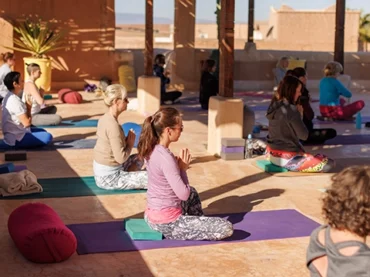 marrakech atlas mountains yoga deck holiday