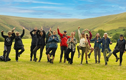 brecon beacons hiking yoga retreat