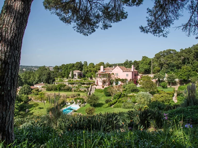 pink quinta in sintra portugal